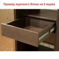 Угловой шкаф-купе Стандарт Двухдверный ДСП  +  ДСП Zevs фото