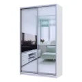 Шафа-купе Сіті 24 2 Дзеркала 140х60х240 Doros фото