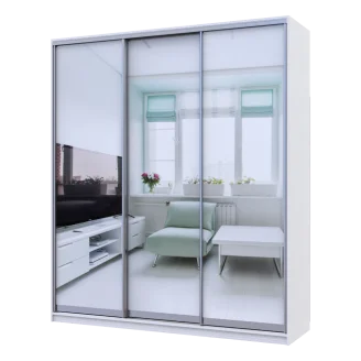 Шафа-купе Сіті 24 3 Дзеркала 208х60х240 Doros