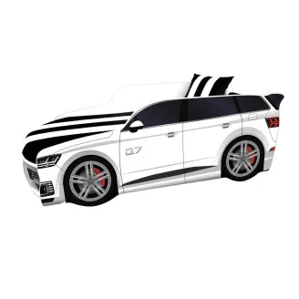 Дитяче ліжко машина з матрацом Premium Audi Q7 - Ауді Q7 Viorina-deko