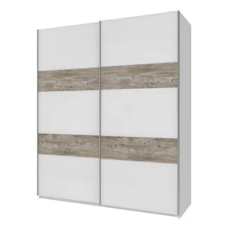 Шафа-купе L-Caiser 2 ДСП з ящиками 180х60х213 Doros