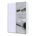 Шкаф-купе G-Caiser 1 ДСП / Зеркало / 3 части 160х60х240 Doros фото
