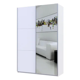 Шкаф-купе G-Caiser 1 ДСП / Зеркало / 3 части 160х60х240 Doros
