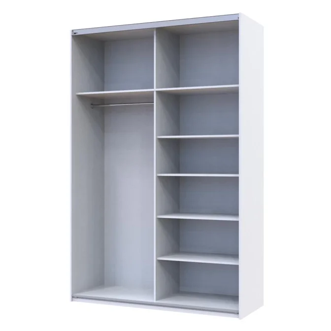 Шкаф-купе G-Caiser 1 ДСП / Зеркало / 3 части 160х60х240 Doros фото