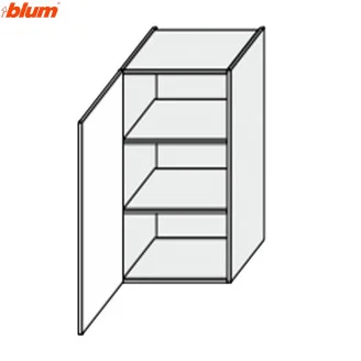 Кухонна секція Вінтаж верхня 20В/720 1дв Pro Blum VN-421W/9003 MiroMark