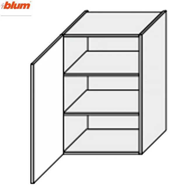Кухонна секція Валенсія верхня 50В/720 1дв Pro Blum VL-451W/9003 MiroMark