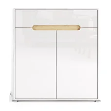 Комод 2Дв 1Ящ Стелла / Stella Глянець Білий MiroMark SL-62-WB