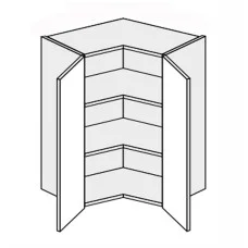 Кухонна секція Міленіум WG верхня Кут В 90° 650х650/720 2дв ML-492W/01 MiroMark