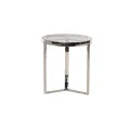 Кофейный стол CB-2 прозрачный серебро Vetro mebel