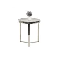 Кофейный стол CB-2 прозрачный серебро Vetro mebel