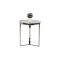Кофейный стол CB-2 прозрачный серебро Vetro mebel