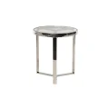 Кофейный стол CB-2 прозрачный серебро Vetro mebel