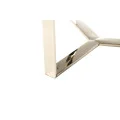 Кофейный стол CB-2 прозрачный серебро Vetro mebel