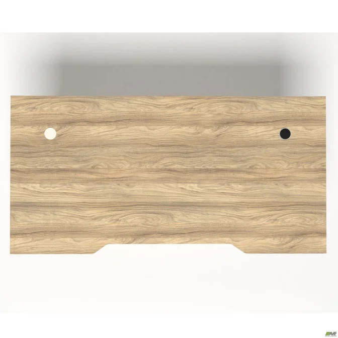 Стол + USB Delta DL-106 (1590х800х750мм) Блэквуд Ячменный/Каркас белый AMF