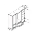 Шкаф Соната 3d/2s Gerbor Холдинг фото