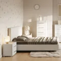 Ліжко без каркаса 1,4х2,0 Фемелі Джуніор / Family Junior Глянець Білий MiroMark FM-134-WB