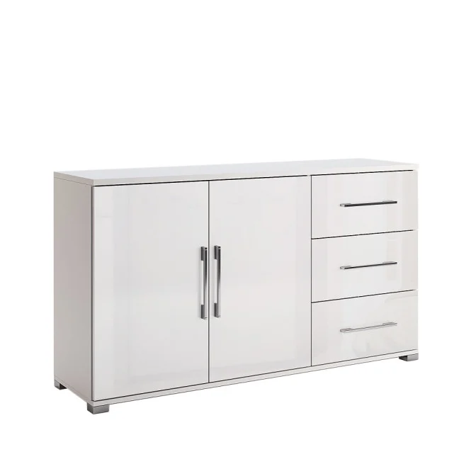 Комод 2Дв 3Ящ Фемели / Family Глянец Белый MiroMark FM-62-WB