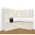 Кухня Винтаж 3,8 м В 900 Витрина Стандарт MiroMark