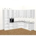 Кухня Винтаж 3,8 м В 900 Витрина Стандарт MiroMark