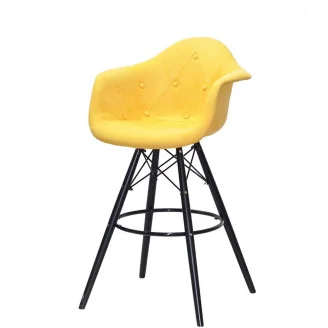 Стул Leon Soft BAR 75-BK шенилл OnderMebli