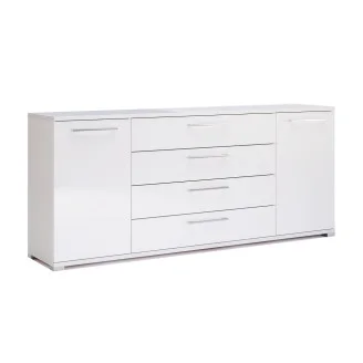Комод 2Дв 4Ящ 1,9м Фемели / Family Глянец Белый MiroMark FM-169-WB