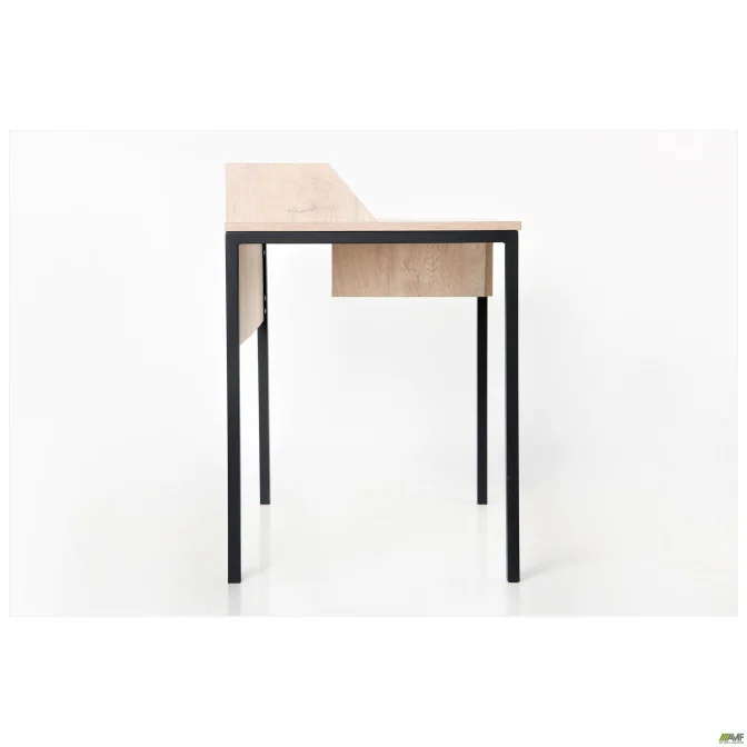 Комп'ютерний стіл Pluto Top SH (1200х600х750) Дуб Ендгрейн/Чорний графіт AMF