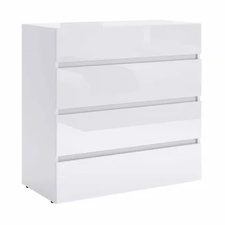 Комод 4Ящ Мия / Mia Глянец Белый MiroMark MI-64-WB