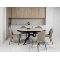 Керамический стол Ноэми TML-996 вествуд  +  черный Vetro mebel