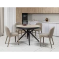 Керамический стол Ноэми TML-996 вествуд  +  черный Vetro mebel