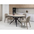 Керамический стол Ноэми TML-996 вествуд  +  черный Vetro mebel