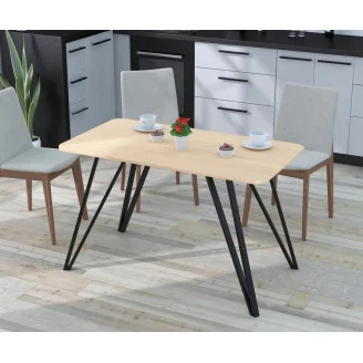 Стол обеденный Лима 120-65 столешница скругленные углы Loft Design