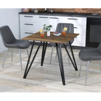 Стол обеденный Лима 80-80 столешница прямые углы Loft Design