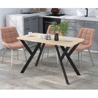 Стол обеденный Ишла 120-65 столешница скругленные углы Loft Design