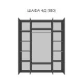 Шкаф 4Д Ромбо Мир Мебели фото