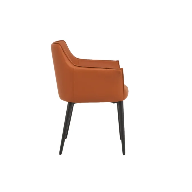 Стул M-90 терракотовый  +  черный Vetro mebel