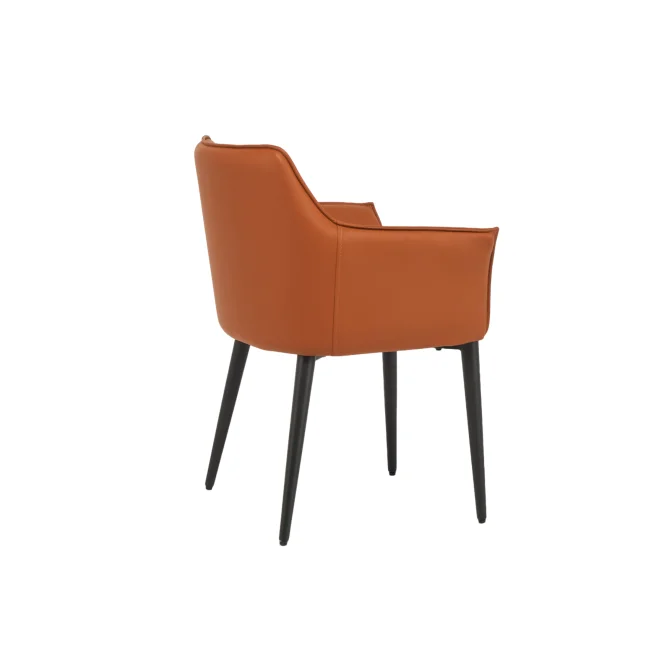 Стул M-90 терракотовый  +  черный Vetro mebel