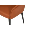 Стул M-90 терракотовый  +  черный Vetro mebel