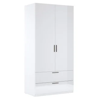 Шкаф 2Дв 2Ящ Хеппи / Happy Глянец Белый MiroMark HP-22-WB