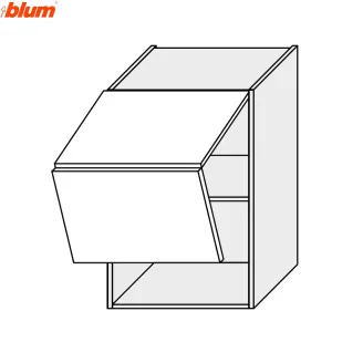 Кухонна секція Мері верхня 60В/900 2дв Aventos Pro Blum MR-563W/9003gl MiroMark