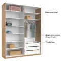 Шафа-купе з дзеркалом 2,0x2,4 Белла / Bella Глянець Білий MiroMark BL-86-WB