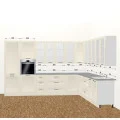 Кухня Винтаж 4,8 м В 900 Витрина Pro MiroMark