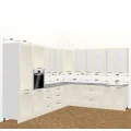Кухня Винтаж 4,8 м В 900 Витрина Pro MiroMark