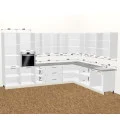 Кухня Винтаж 4,8 м В 900 Витрина Pro MiroMark