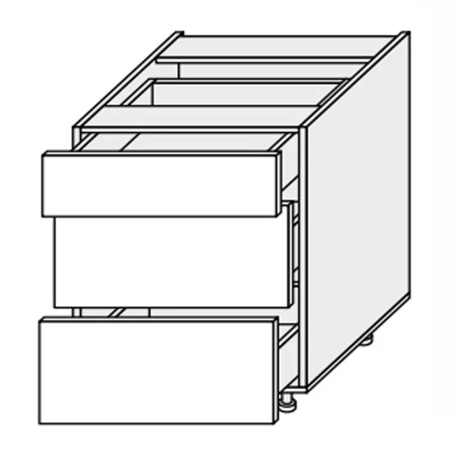 Кухонна секція Лео нижня 80Н3ШХ/820 Телескоп LE-083W/06 MiroMark