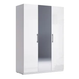 Шкаф 3Дв с зеркал Фемели / Family Глянец Белый MiroMark FM-13-WB