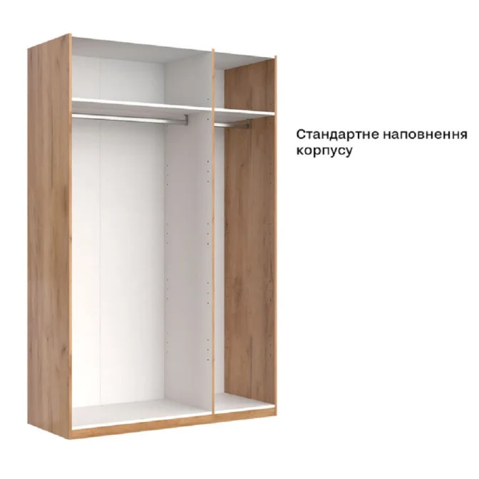 Шкаф Фемели 3Дв без зеркала MiroMark фото