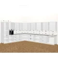 Кухня Винтаж 6,4 м В 900 Витрина Pro MiroMark