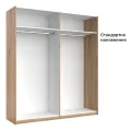Шафа-купе 2,0x2,1 Белла / Bella Глянець Білий MiroMark BL-20-WB