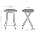 Табурет складаний Сеат пластик Rattan Black AMF