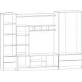 Стінка Каспій Mebel Servise фото